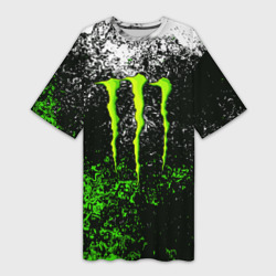 Платье-футболка 3D Monster energy