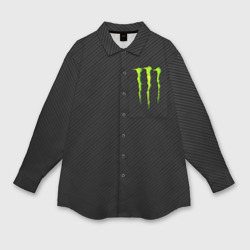 Мужская рубашка oversize 3D Monster energy