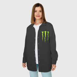 Женская рубашка oversize 3D Monster energy - фото 2