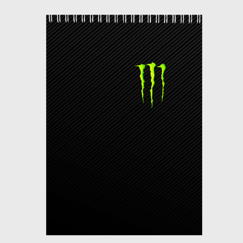 Скетчбук Monster energy, цвет белый