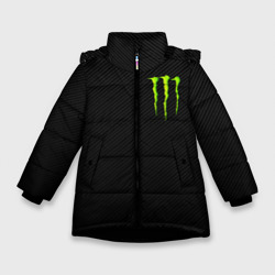 Зимняя куртка для девочек 3D Monster energy