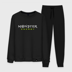 Мужской костюм хлопок Monster energy на спине