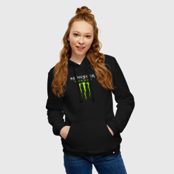 Женская толстовка хлопок Monster energy - фото 2