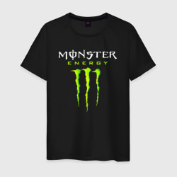 Monster energy – Мужская футболка хлопок с принтом купить со скидкой в -20%