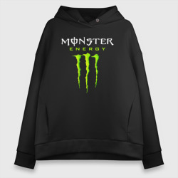 Женское худи Oversize хлопок Monster energy