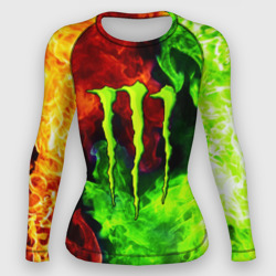 Женский рашгард 3D Monster energy