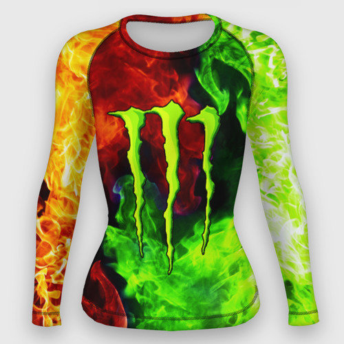 Женский рашгард 3D Monster energy, цвет 3D печать