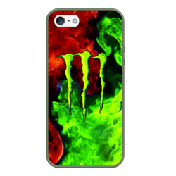 Чехол для iPhone 5/5S матовый Monster energy