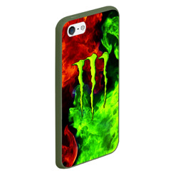 Чехол для iPhone 5/5S матовый Monster energy - фото 2