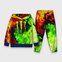 Детский костюм с толстовкой 3D Monster energy