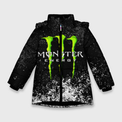 Зимняя куртка для девочек 3D Monster energy