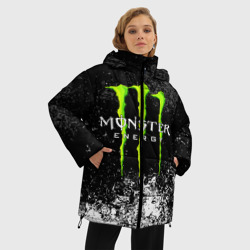 Женская зимняя куртка Oversize Monster energy - фото 2