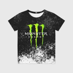 Детская футболка 3D Monster energy