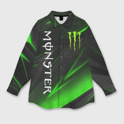 Мужская рубашка oversize 3D Monster energy