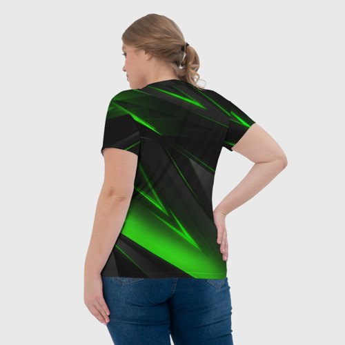 Женская футболка 3D с принтом MONSTER ENERGY, вид сзади #2
