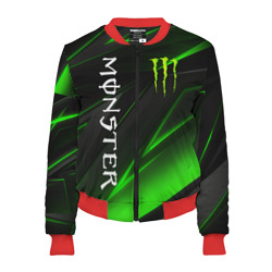 Женский бомбер 3D Monster energy