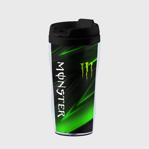 Термокружка-непроливайка Monster energy, цвет черный