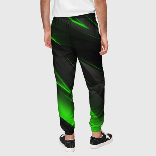 Мужские брюки 3D с принтом MONSTER ENERGY, вид сзади #2