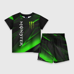 Детский костюм с шортами 3D Monster energy