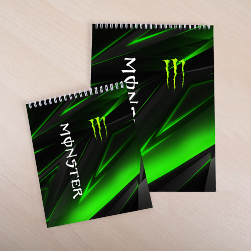 Скетчбук Monster energy, цвет белый - фото 4