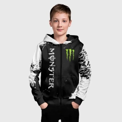 Детская толстовка 3D на молнии Monster energy - фото 2