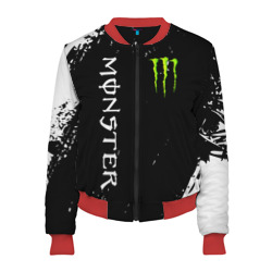 Женский бомбер 3D Monster energy