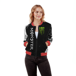 Женский бомбер 3D Monster energy - фото 2