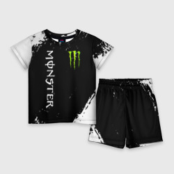 Детский костюм с шортами 3D Monster energy