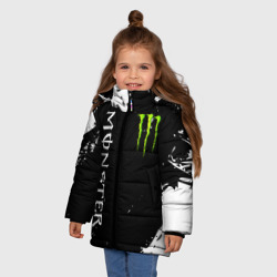 Зимняя куртка для девочек 3D Monster energy - фото 2