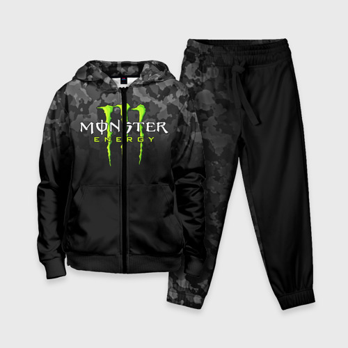 Детский костюм 3D Monster energy, цвет черный