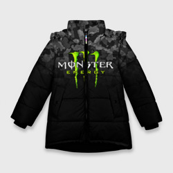 Зимняя куртка для девочек 3D Monster energy