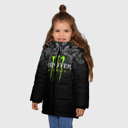 Зимняя куртка для девочек 3D Monster energy - фото 2