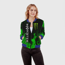 Женский бомбер 3D Monster energy - фото 2
