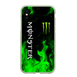 Чехол для iPhone XS Max матовый Monster energy