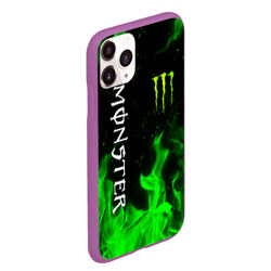 Чехол для iPhone 11 Pro Max матовый Monster energy - фото 2