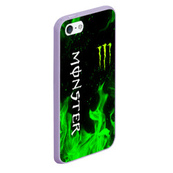 Чехол для iPhone 5/5S матовый Monster energy - фото 2