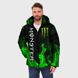 Мужская зимняя куртка 3D Monster energy - фото 2