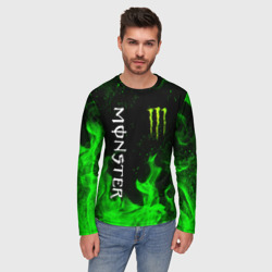 Мужской лонгслив 3D Monster energy - фото 2