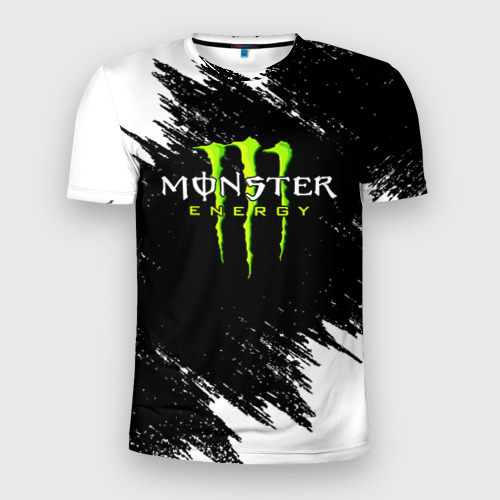 Мужская футболка 3D Slim MONSTER ENERGY 