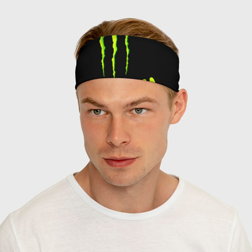 Повязка на голову 3D Monster energy - фото 5