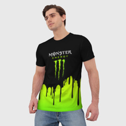 Мужская футболка 3D Monster energy - фото 2