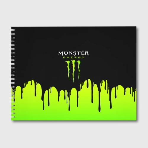 Альбом для рисования Monster energy