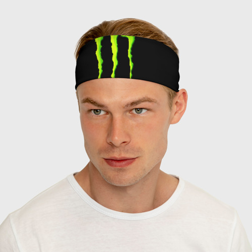 Повязка на голову 3D Monster energy - фото 5