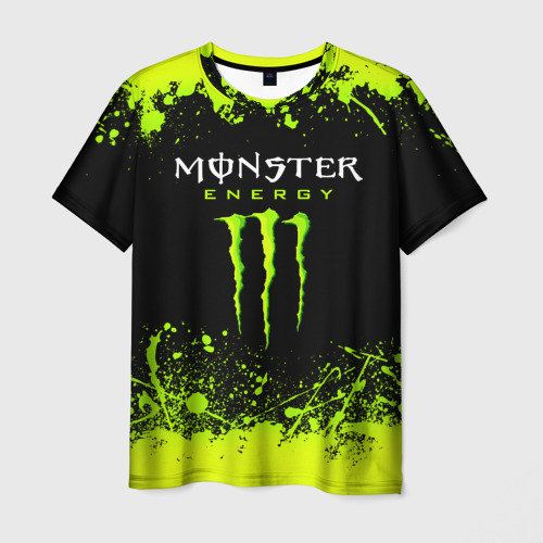 Мужская футболка 3D Monster energy, цвет 3D печать