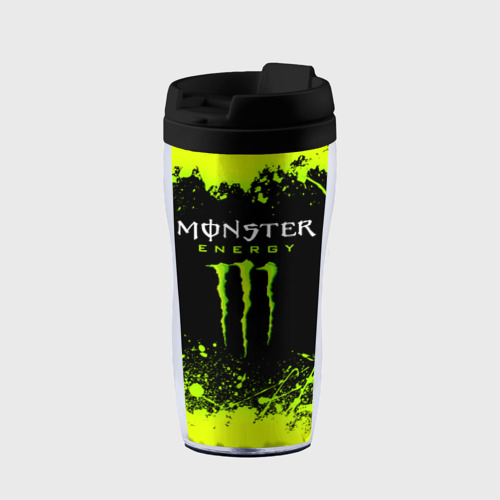 Термокружка-непроливайка Monster energy, цвет черный