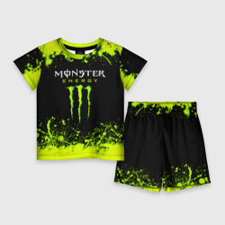 Детский костюм с шортами 3D Monster energy