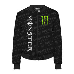 Женский бомбер 3D Monster energy