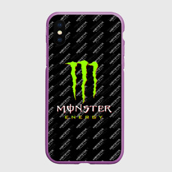 Чехол для iPhone XS Max матовый Monster energy