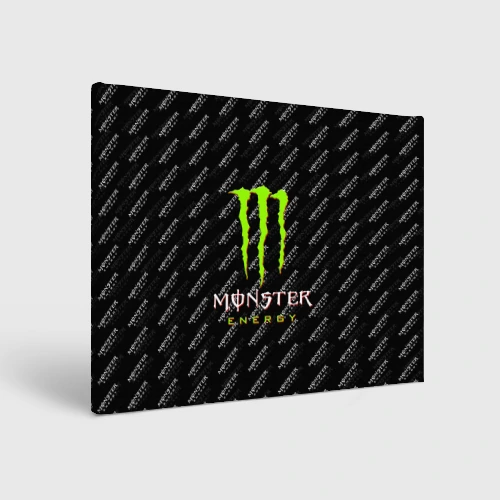 Холст прямоугольный Monster energy