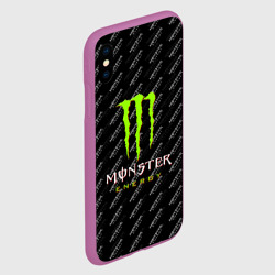 Чехол для iPhone XS Max матовый Monster energy - фото 2